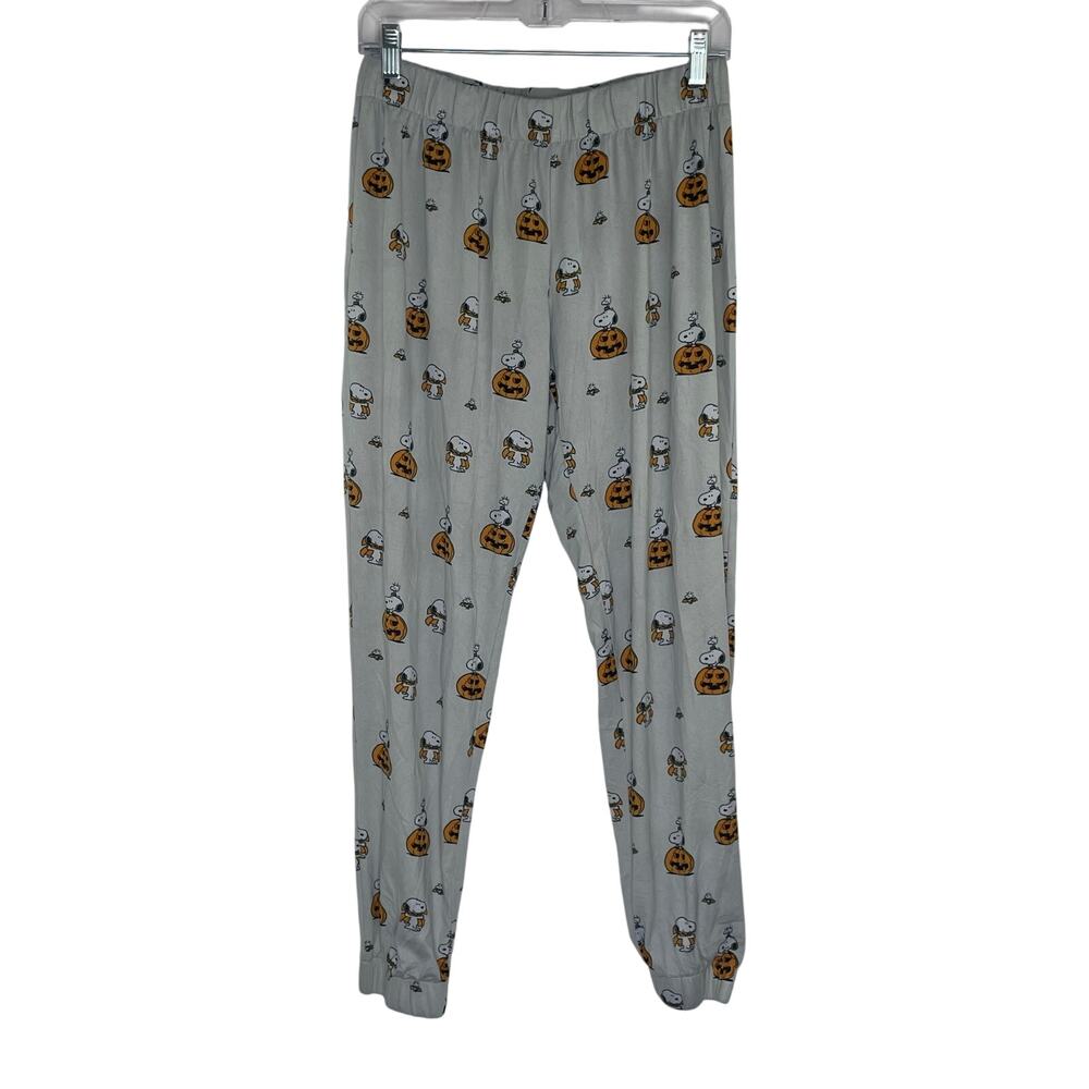 Munki Munki Peanuts Snoopy pumpkin pajama pants Unisex size Medium